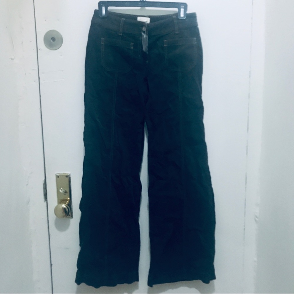 Anthropologie Sidra Brown corduroy pants 0 NWOT